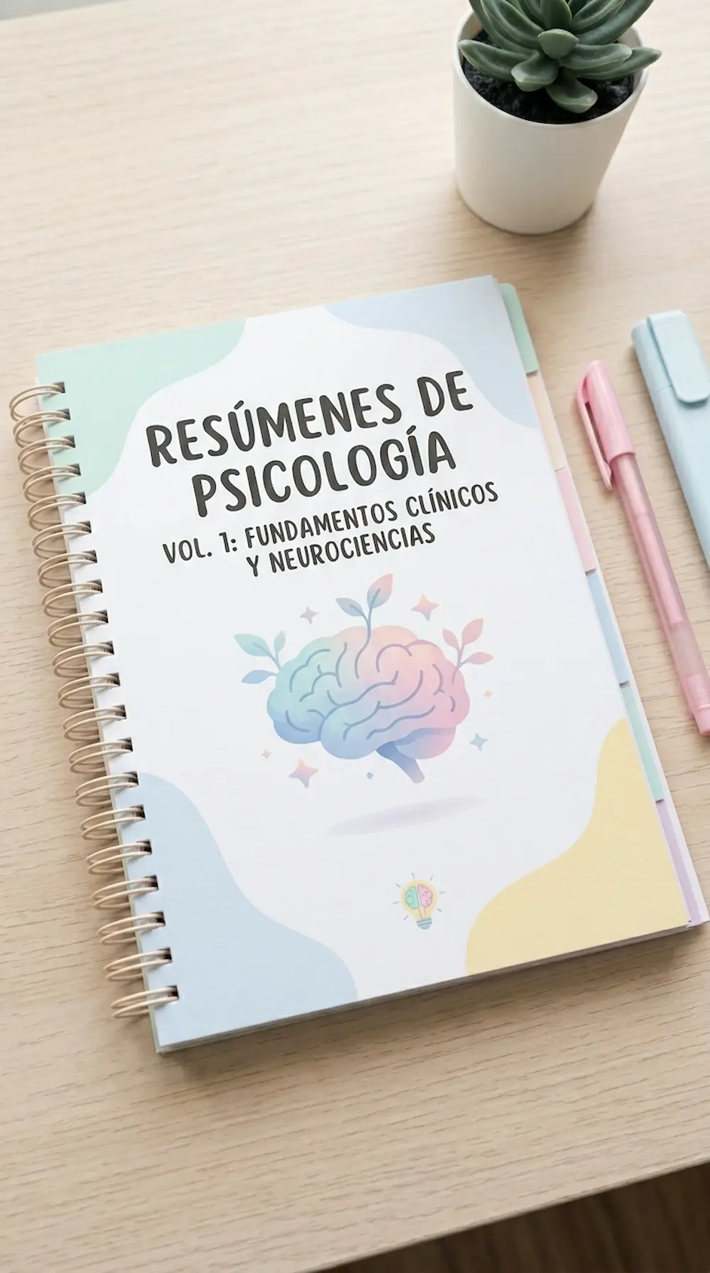 Libreta de apuntes y resúmenes de psicología